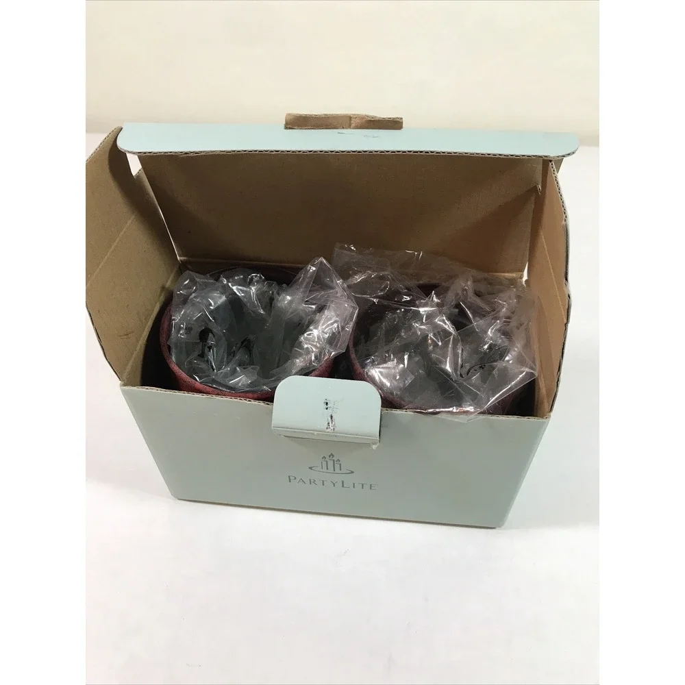 Partylite Early American Look Candle Holders Set Red - Picture 6 of 8
